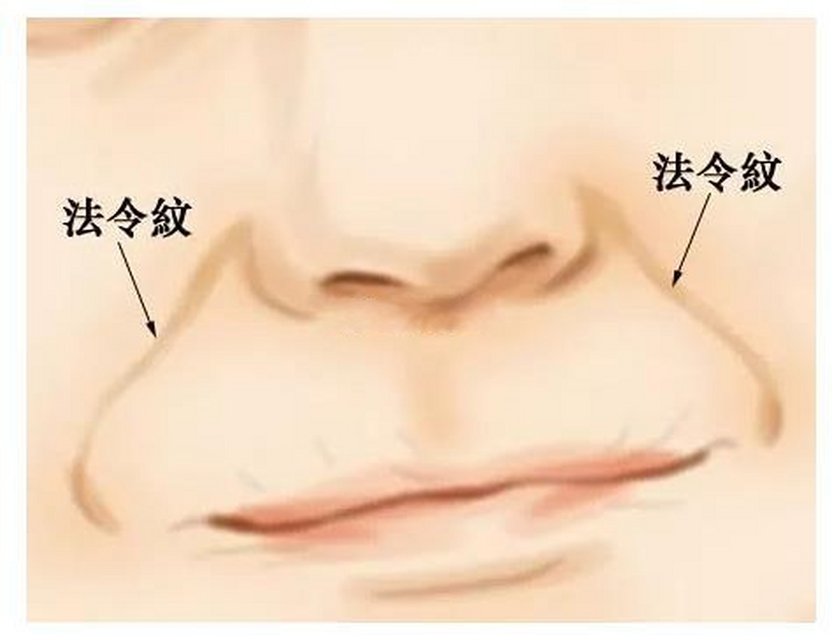 ps去法令纹教程